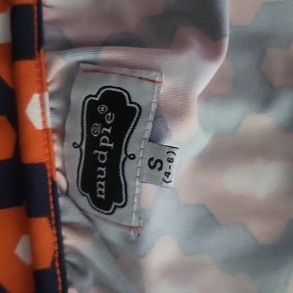 Orange/Blue blouse - Picture 4 of 4